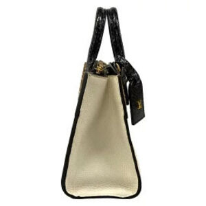 Louis Vuitton City Steamer Handbag Snow Leather Cowhide